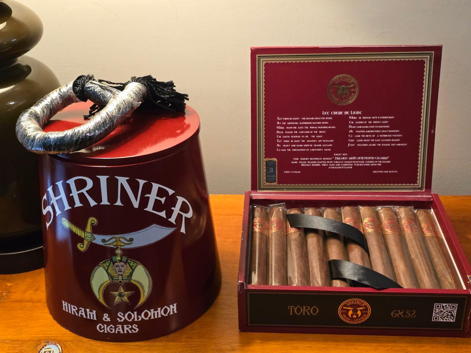 Shriner's Humidor and Cigars